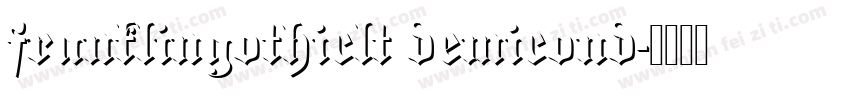 franklingothiclt demicond字体转换